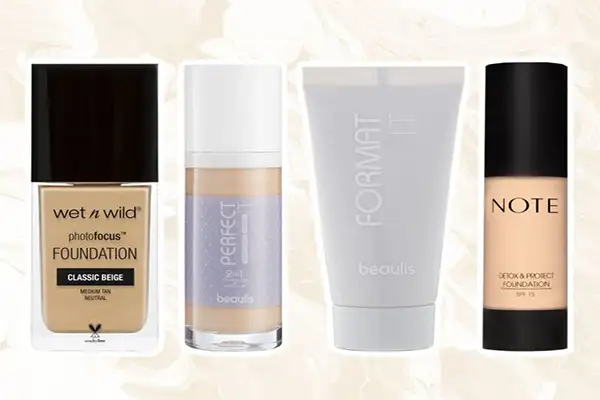 کرم پودر مناسب پوست چرب با کاور بالا