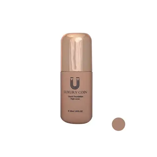 Luxury foundation, Coin, code 551, volume 30 ml 2 کرم پودر لاکچری کوین کد 551 حجم 30 میلی لیتر