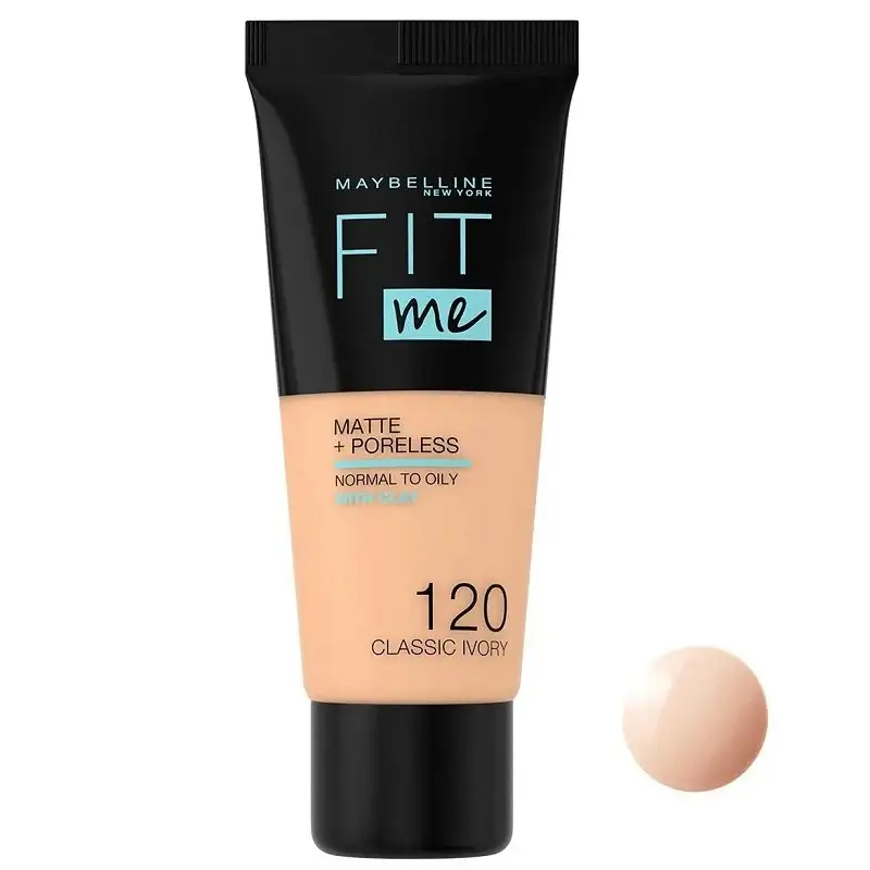 کرم پودر فیت می مدل matt poreless شماره 120